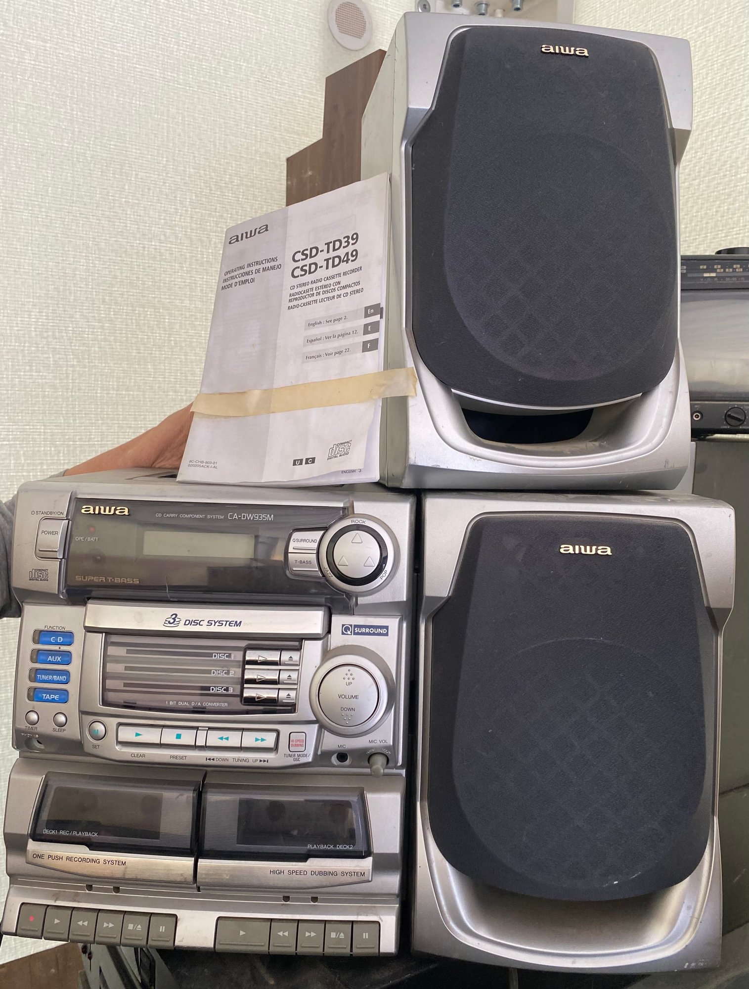 AIWA CD Carry Component System ラジカセ Aiwa Cd Carry Component System #1819399 | Auctionninja.com