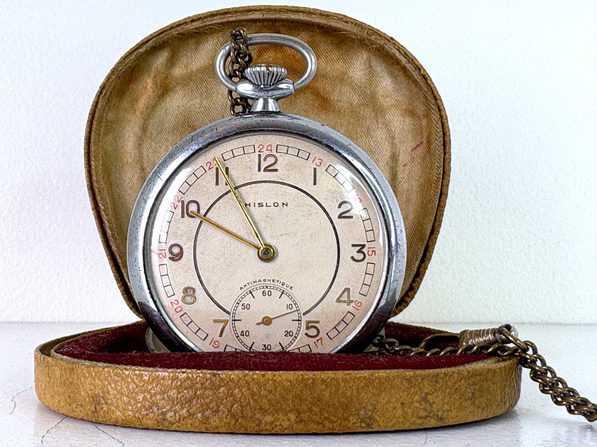 Discount Hislon Hislon Pocket Watch Antique Hislon Antimagnetic 16