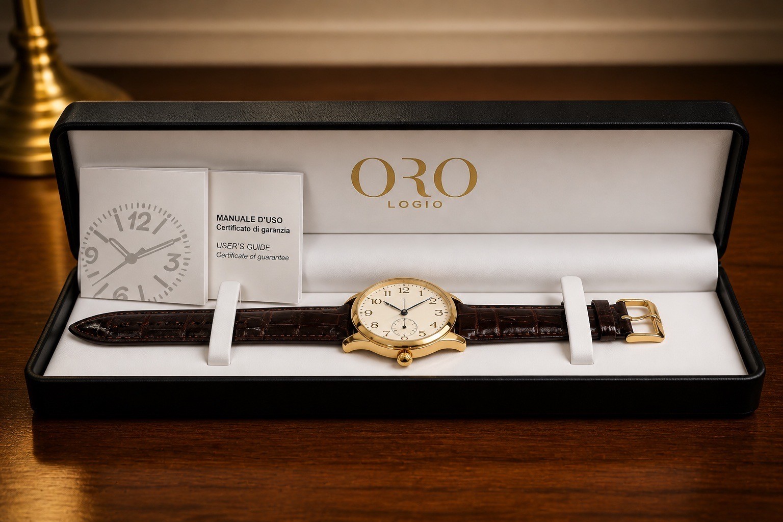 ORO Logio Belmond Hotel Cipriani Venezia Gold-Tone Dress Watch With Box ...