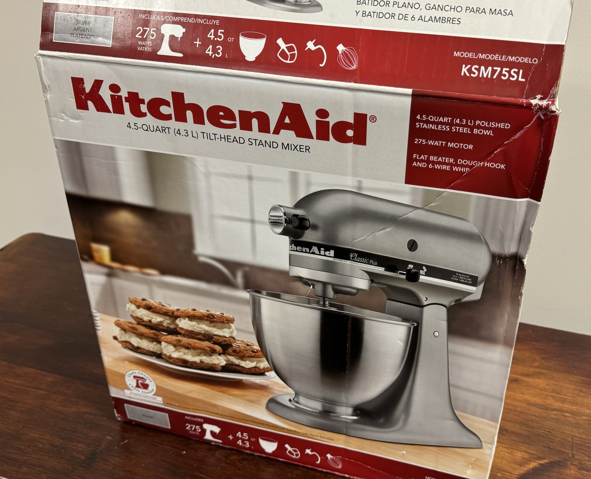 A Brand New Kitchen Aid Classic Plus - Mod # KSM 75SL #2036049 ...