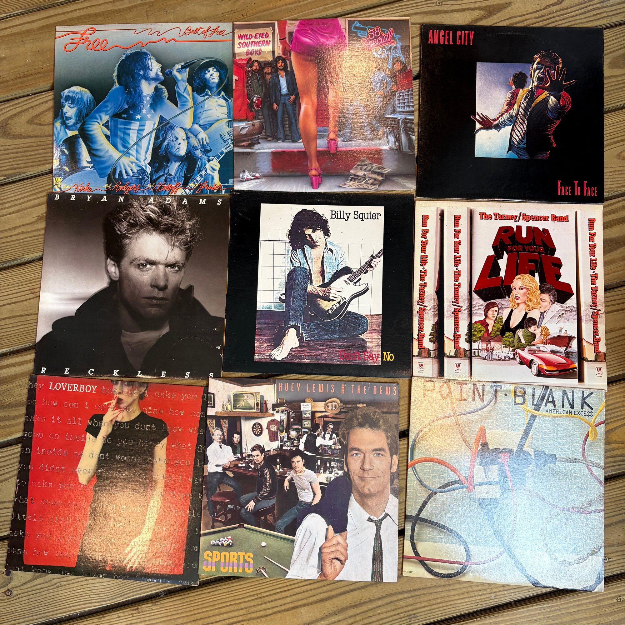 Records All Over As Found, Large Collection Of Vinyl Records. Over 70 Albums #2317632 ...