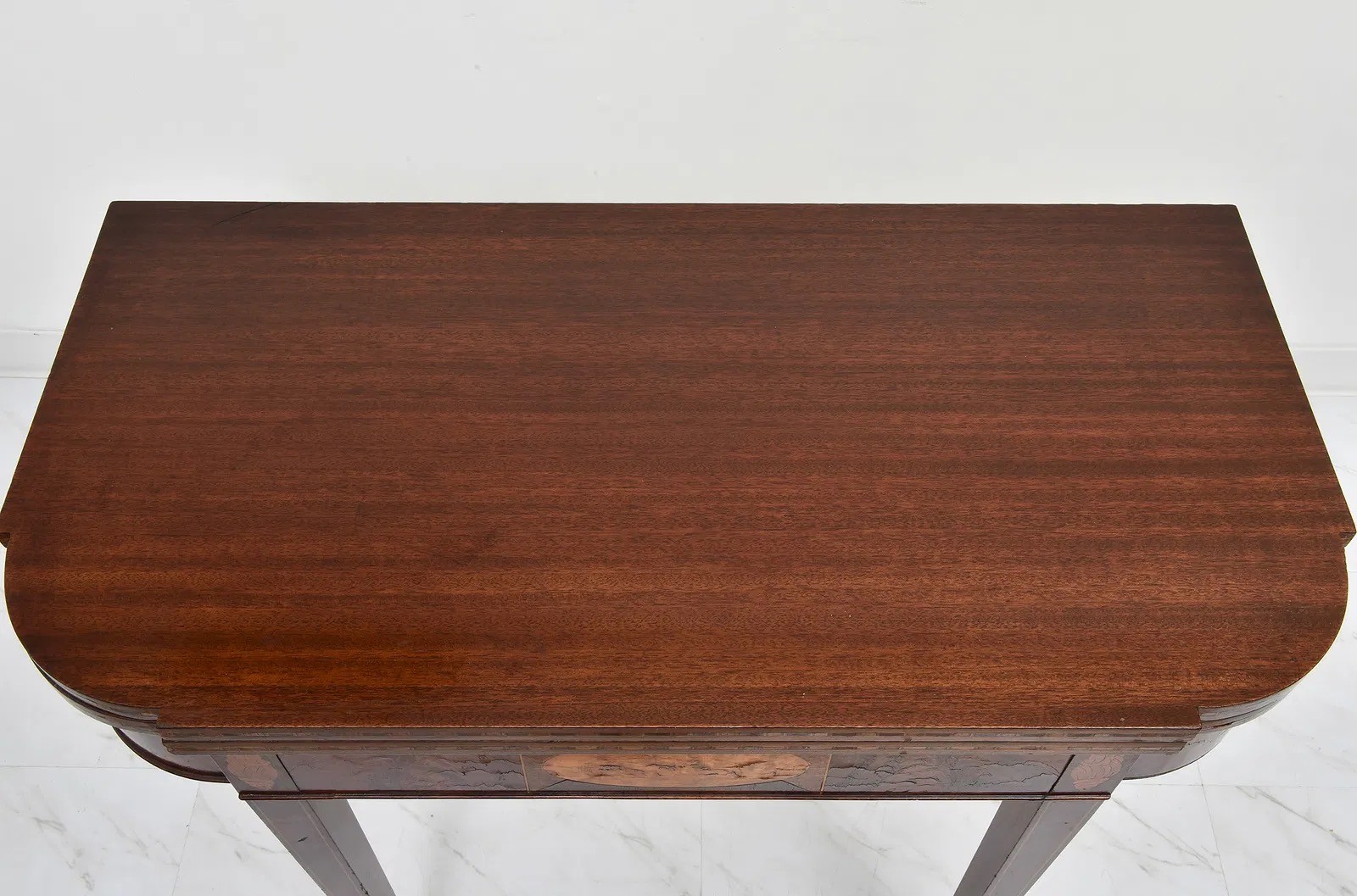 Server Table Federal Federal/Hepplewhite Style Inlaid Mahogany Card Table #40787586 ...