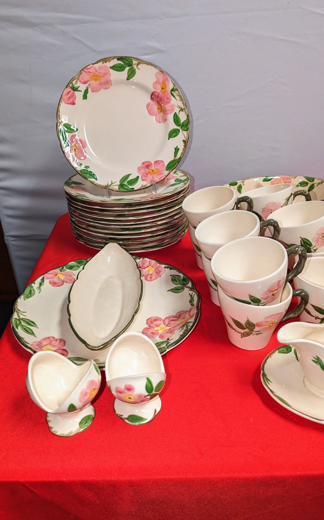 Desert rose dinnerware sale
