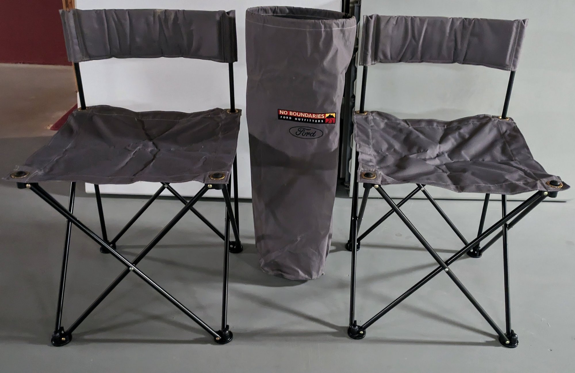 Ensemble 2 Chaises Pliantes Ford Outfitters No Boundaries Explorer - Avec Sac De Transport - Occasion