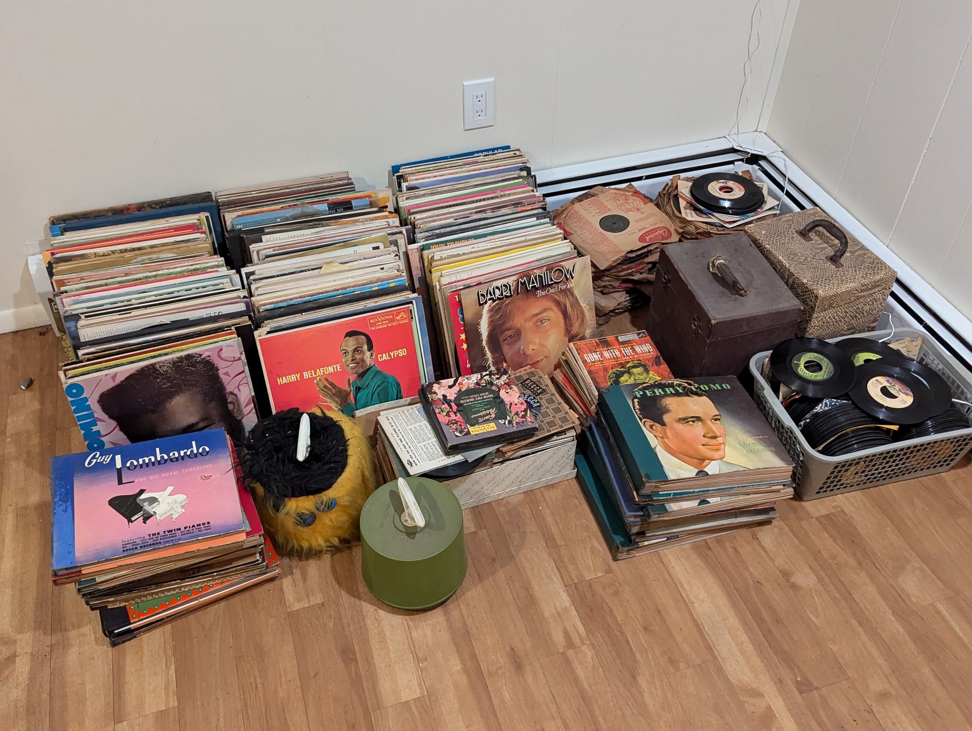 Very Large Collection Of LP's, 45's And 78's Record Albums #1923980 ...
