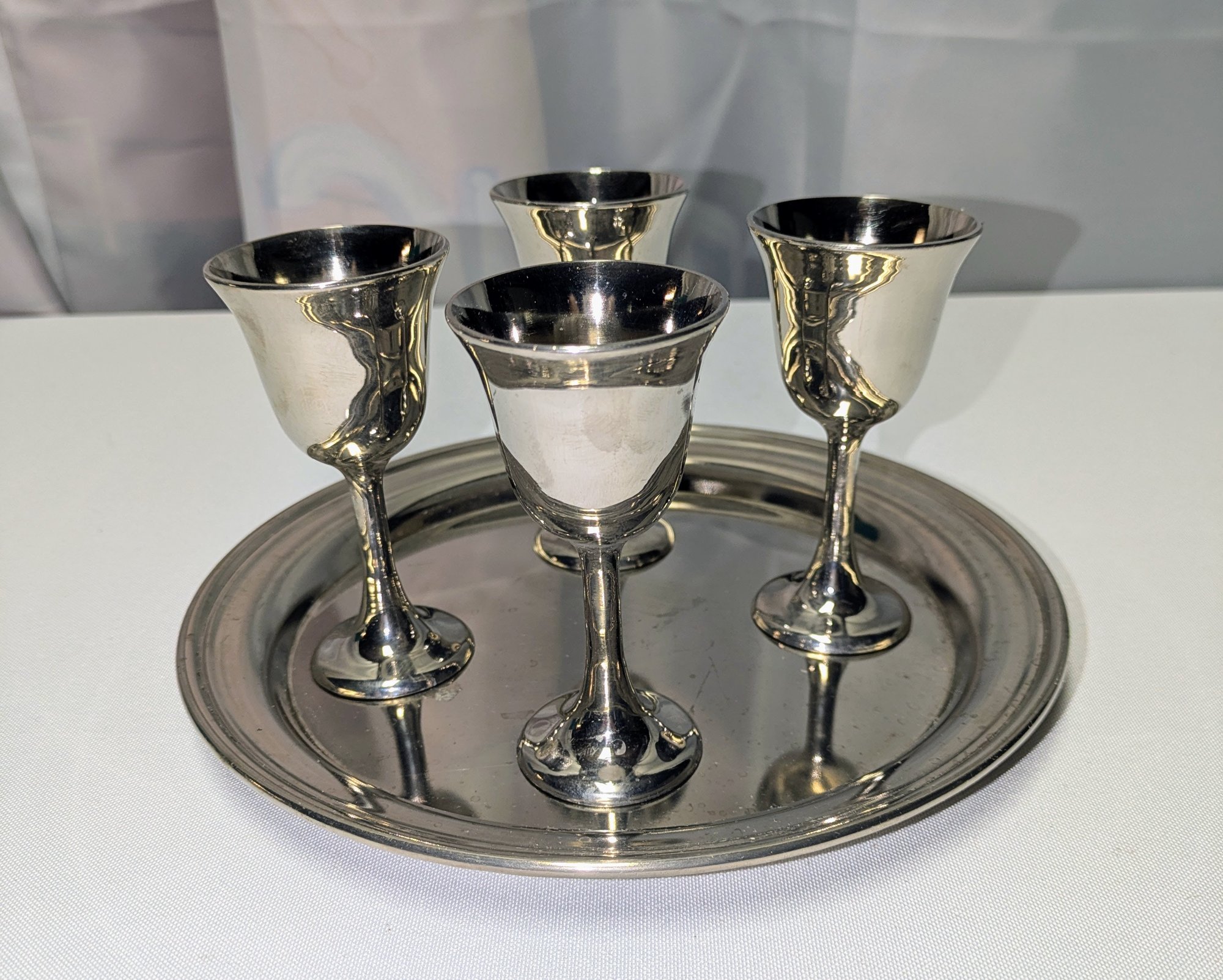 Vintage 5 Piece - F.B.ROGERS , Italy E.P.ZINC Silver Plate Cordial