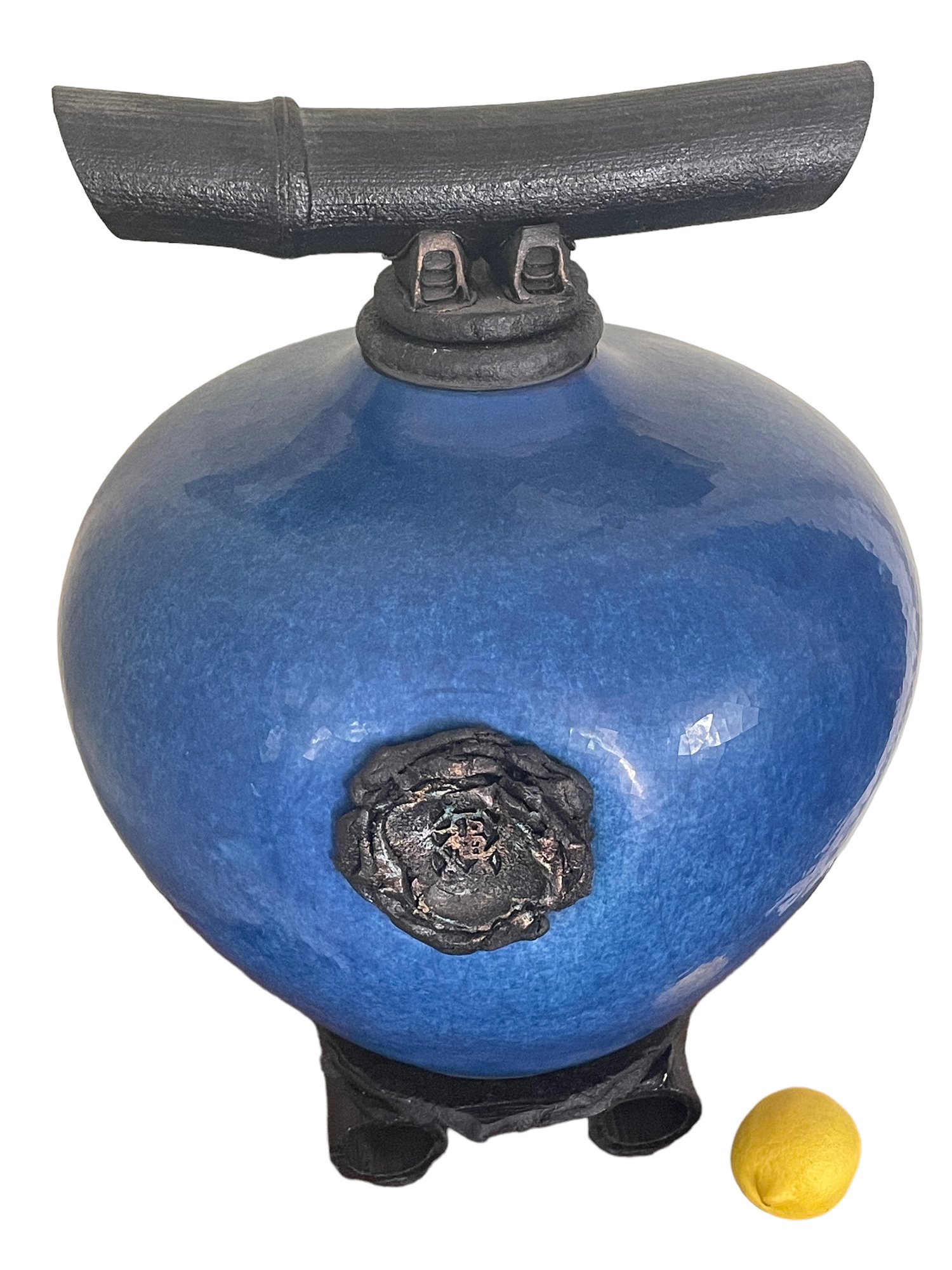 Fine Large Japanese Raku Pottery 