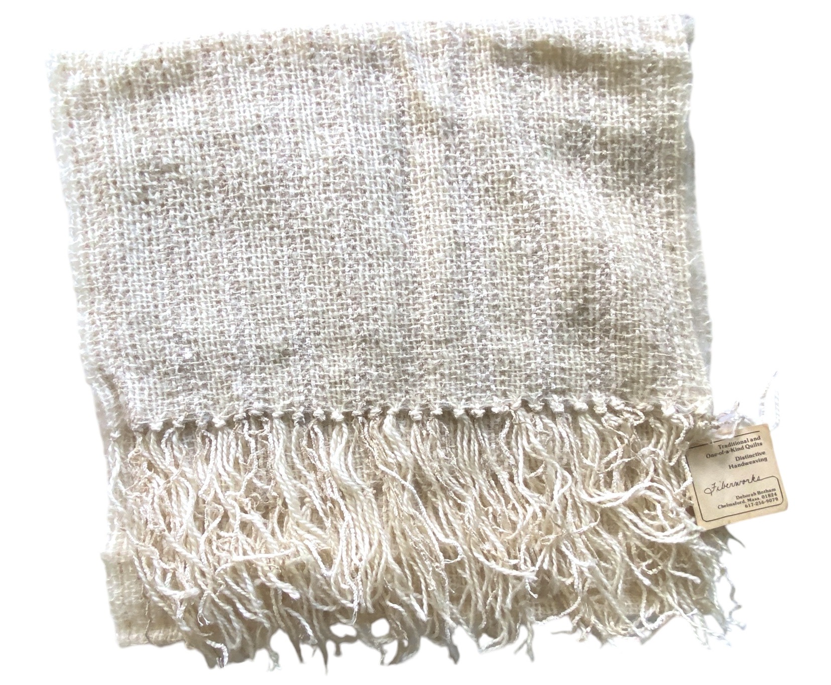 Artisan Handwoven "Fiberworks" Mohair Throw By Deborah Botham 40802128