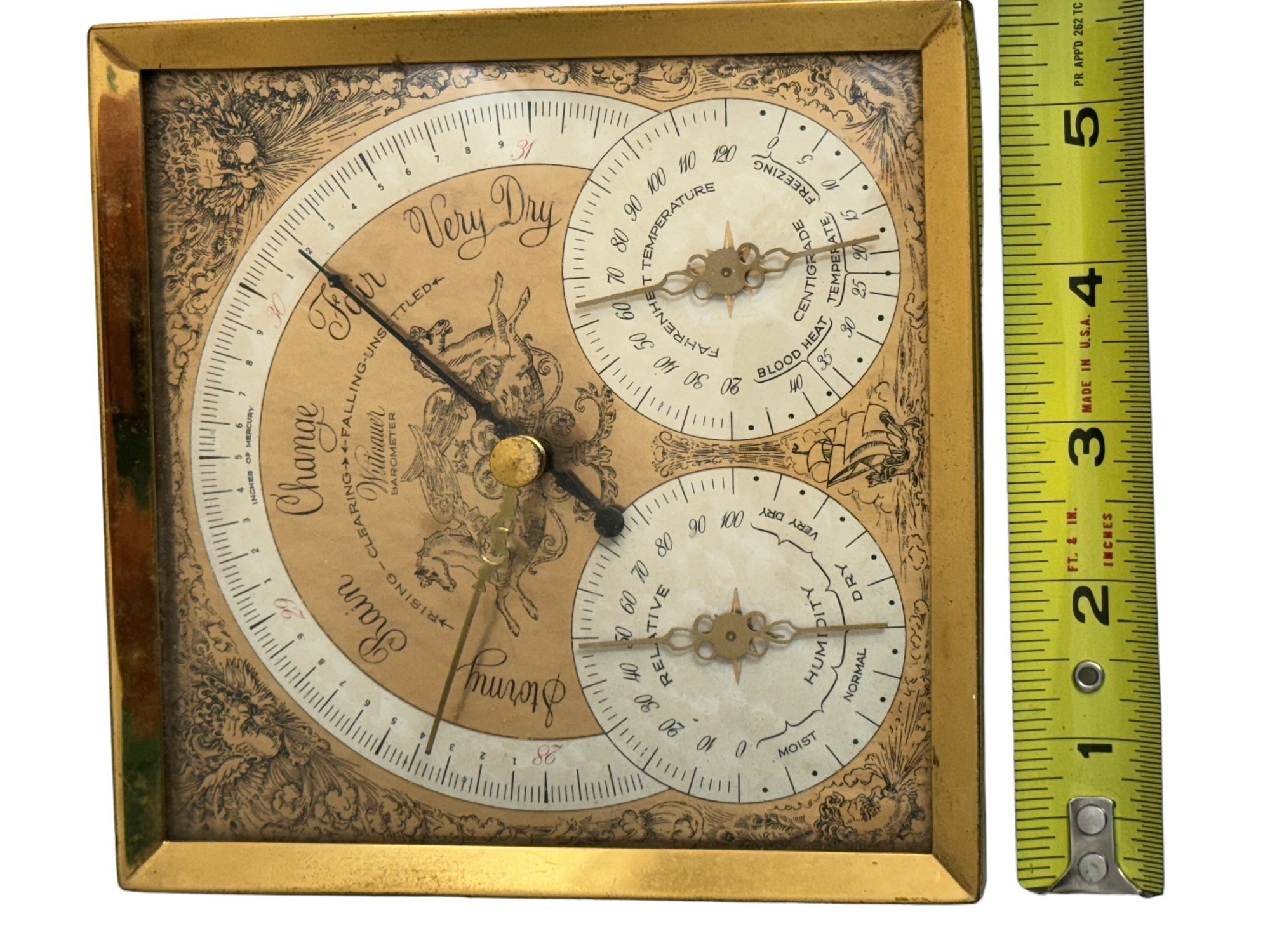 Mid Century Wittnauer Barometer #1965569 | Auctionninja.com