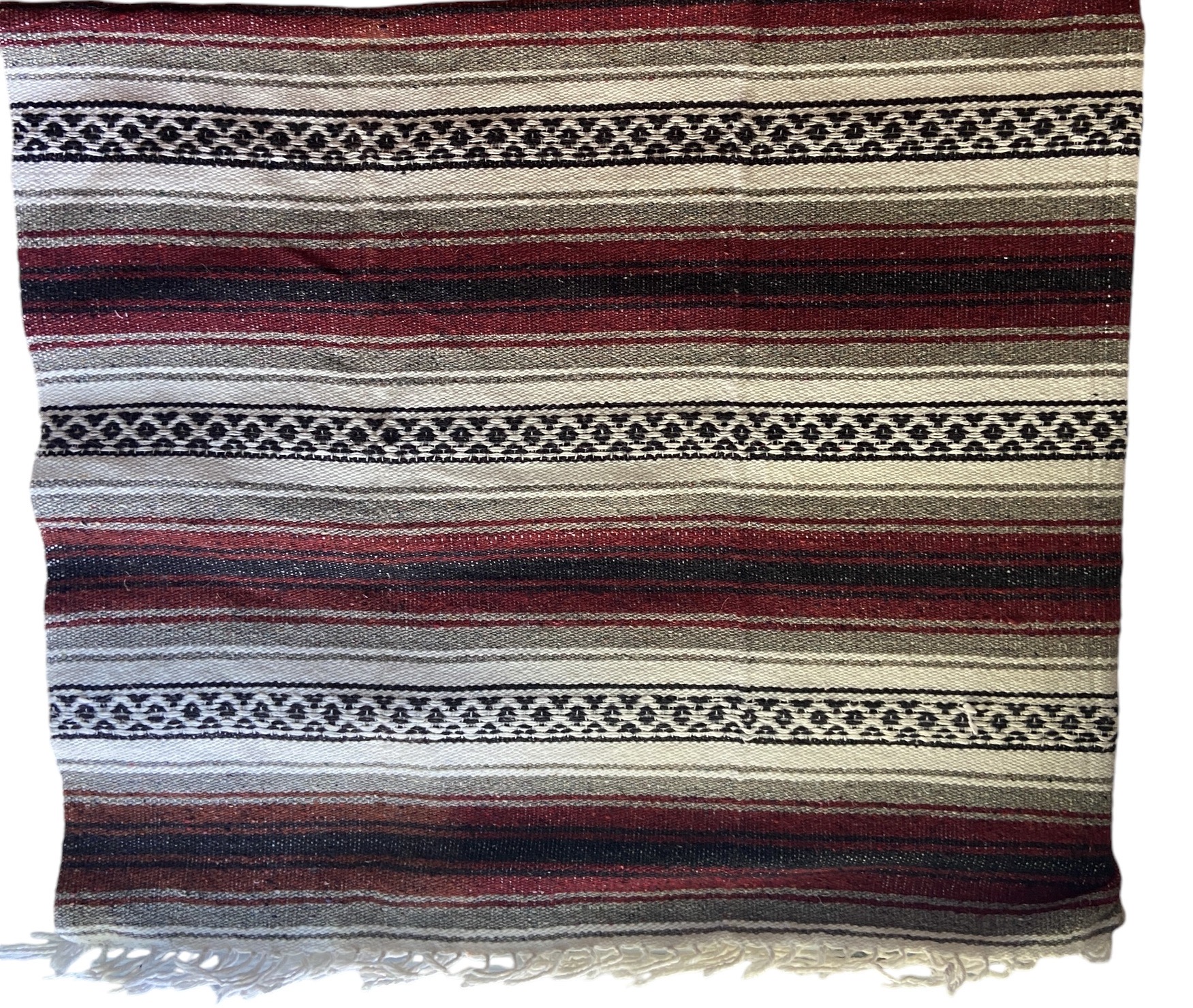 Vintage Mexican Blanket By Haywin Textile 40802129
