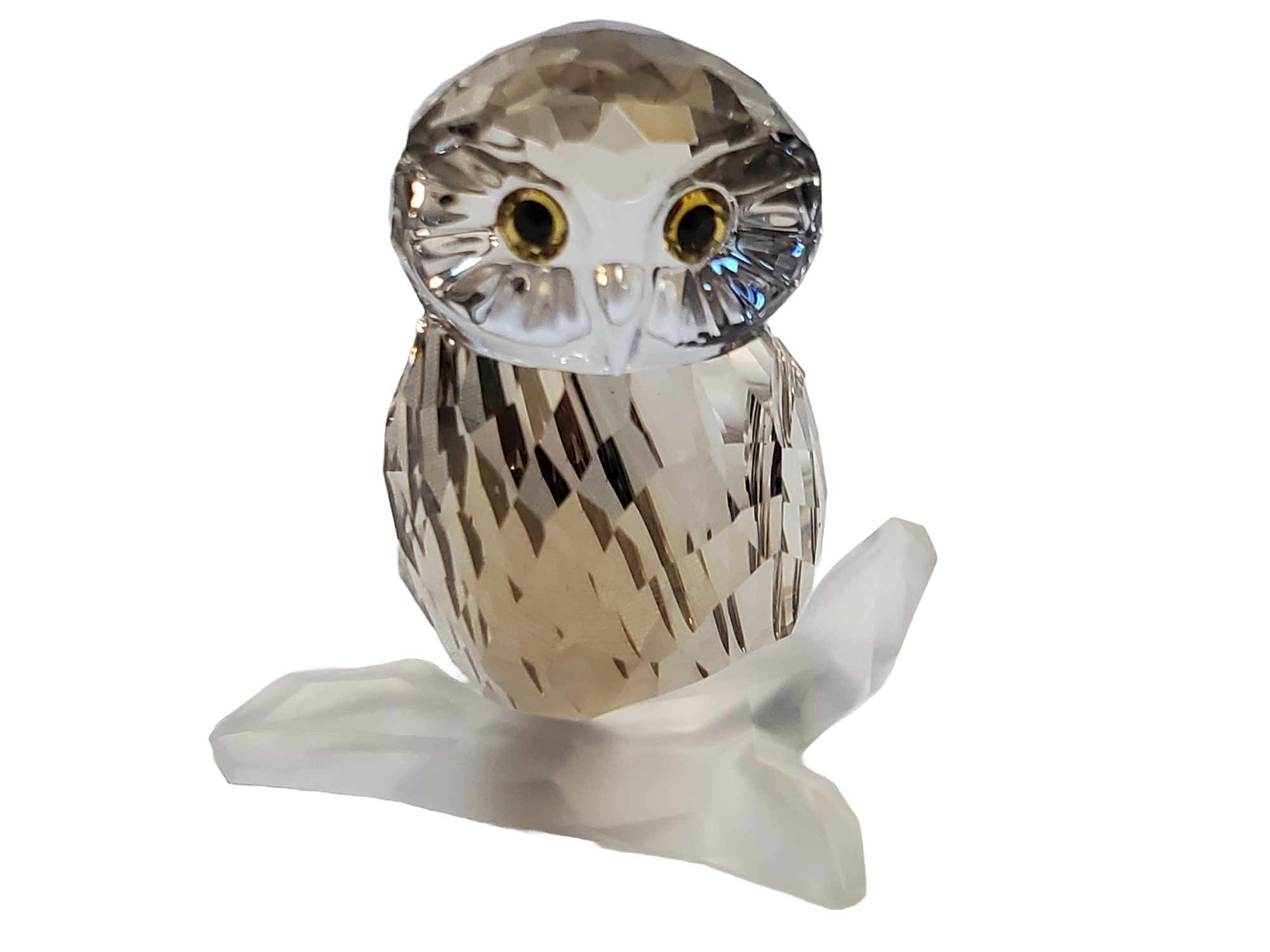 Lovely Swarovski Crystal Owl Figurine Austria - Original Box ...