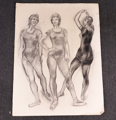 Large Drawing By Cathal O'Toole (1904-1991) Rochester NY