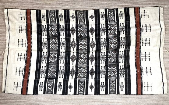 Vintage West African Fulani Handwoven Wool Wedding Blanket