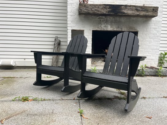 A Pair Of Polywood Adironadack Rockers