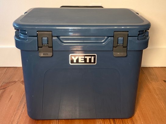 A Yeti Roadie 32 Wheeled Cooler