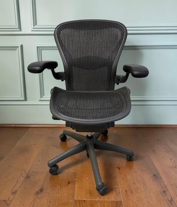 Aeron Desk Chair By Herman Miller  (1 Of 2)