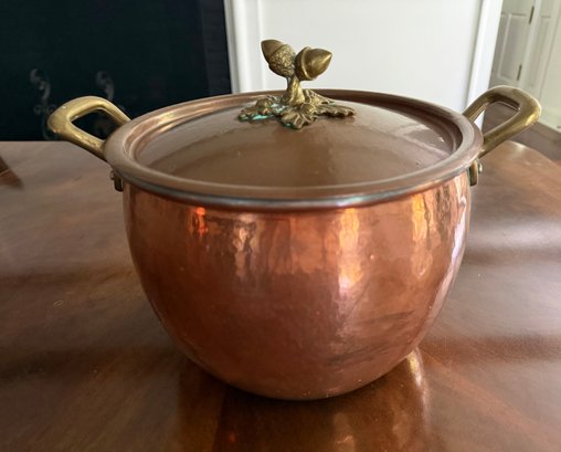 Ruffini Of Italy 5 Quart Copper Pot