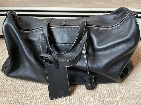 Never Used Yet Vintage Coach Leather Duffle Bag MB