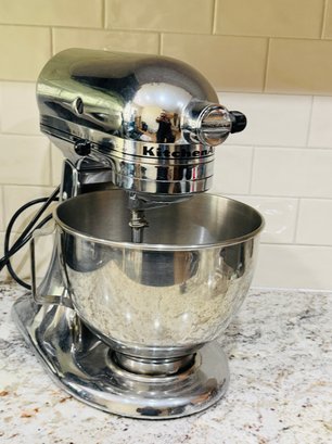 Stainless Steel Kitchen Aide Stand Mixer