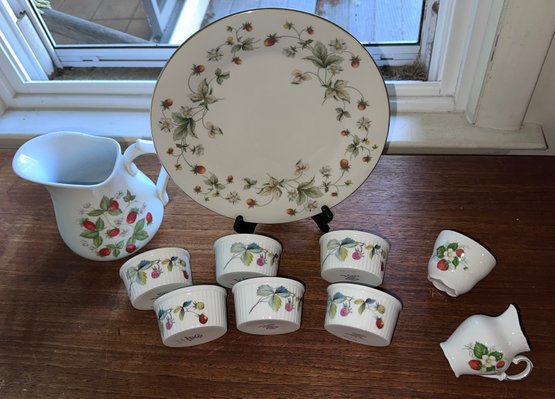 Strawberry-Themed Porcelain Collection  Schumann, Royal Worcester, Limoges France & More