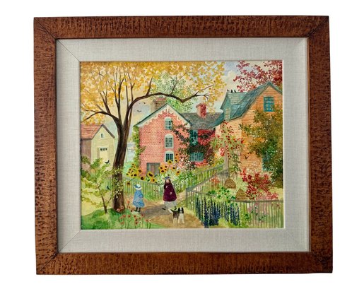 Framed Painting 'The Old Homestead', Jeanne Davies (American B. 1936) - Original Price $3,710