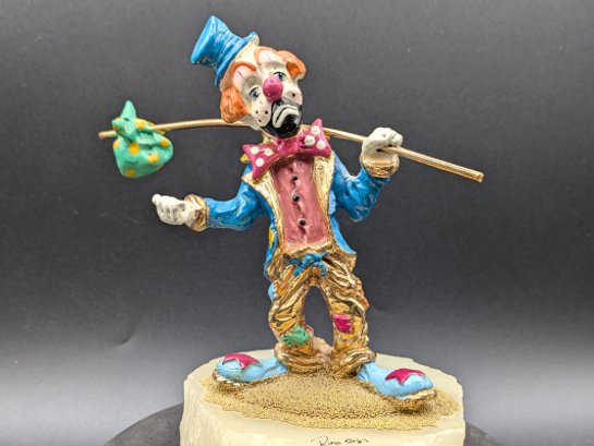 Collectible Vintage Hobo Clown By Ron Lee, Limited Edition