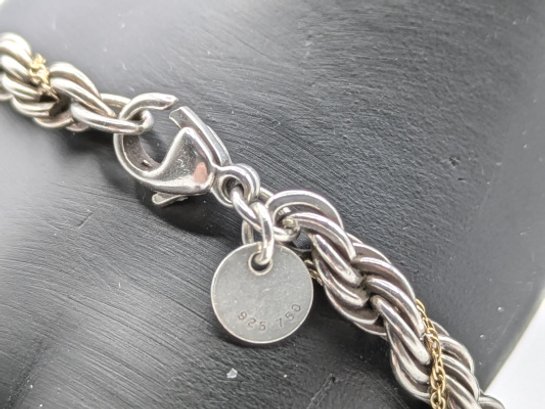 Tiffany Twisted Rope Bracelet Made From 925 Sterling Silver And