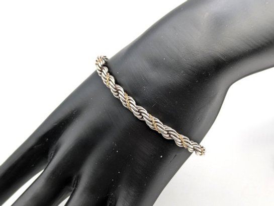 Tiffany Twisted Rope Bracelet Made From 925 Sterling Silver And