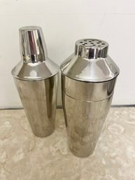Two Cocktail Shakers