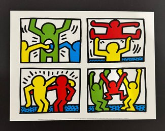 Keith Haring Pop Shop Quad Fine Art Print