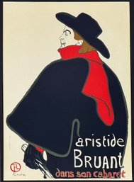 Toulouse Lautrec Original Lithograph On Rives Paper.