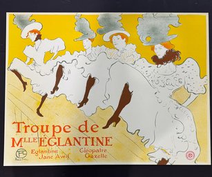 Toulouse Lautrec Original Lithograph On Rives Paper
