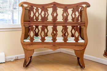 19th C. Antique Rocking Crib