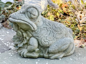 Frog Cast Stone