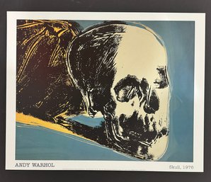 Andy Warhol Skull Vintage Poster