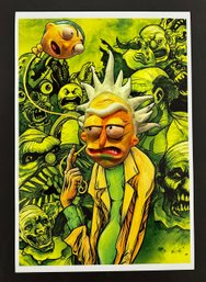 Rick & Morty By Artist Chod Iris Print