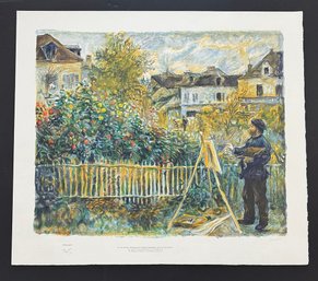 Monet, Pierre Auguste Renoir Lithograph With Chop Mark