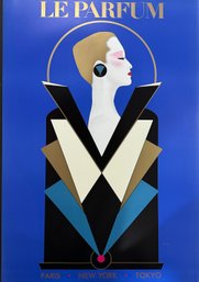Vintage 1984 Lithograph Le Parfum By RazziaÊ