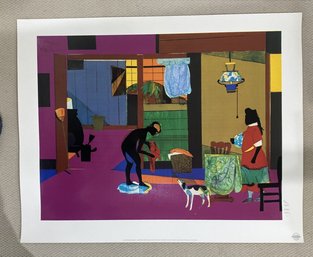 Very Large Romare Bearden Serigraph