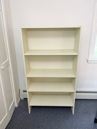 4 Off White Vintage Ikea Adjustable Book Shelves