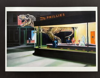 Diner By Michael Loeb Iris Print