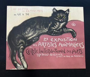 Vintage Chat Expo Lithograph 1981 With Chop Mark