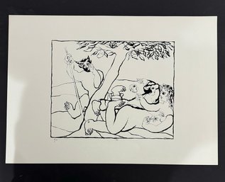 Unknown Lithograph Hand Numbered