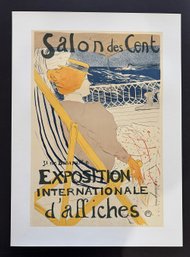 Lautrec Original Lithograph Salon Des Cent.