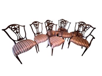Hepplewhite Shield Back Dining Chairs
