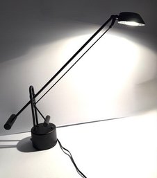 Vintage Black Steel Desk Lamp By Stilplast, Designed In The 1980s.