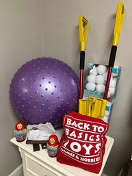 Toy Lot With Indoor Snow Ball Fights!