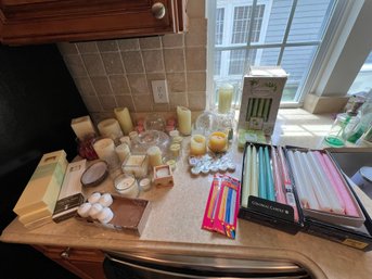 Candles, Holders, And More