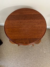 Round Wooden Plant Stand