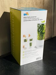 Honey-Can-Do Glass Herb Preserver – Fresh Herb Storage Container – Original Box